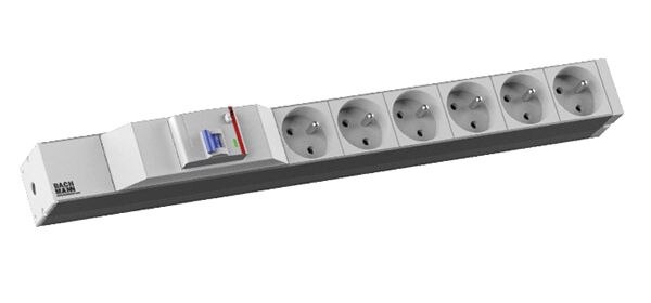 Bachmann Bachmann Rack-Stromverteilung 1HE 230V 333.4065 mit Sicherung