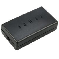 Bachmann Schnurschalter 4-160W schwarz uni 924.083 Schieberegl 230V
