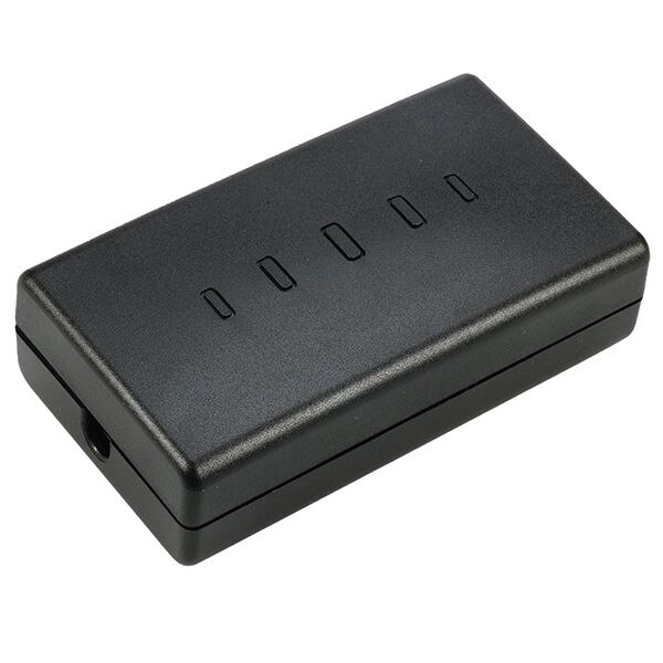 Bachmann Bachmann Schnurschalter 4-160W schwarz uni 924.083 Schieberegl 230V