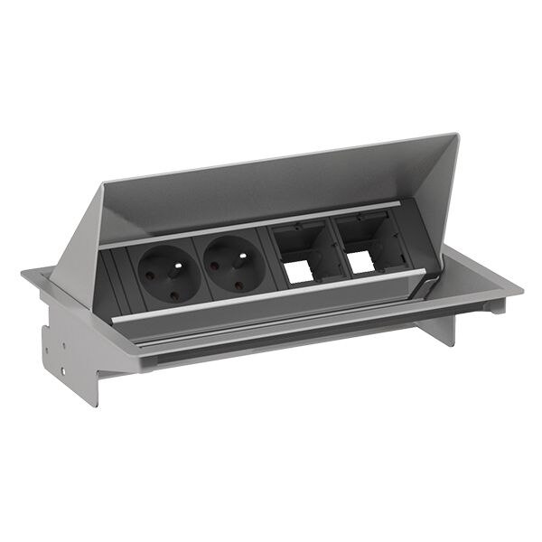 Bachmann Bachmann Steckdosenleiste alu 0,2m 35° 900.403 IP20 1,5qmm