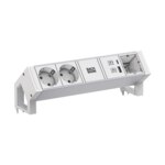 Bachmann Steckdosenleiste 2/f weiß 1xUSB 937.413 0,2m 35° IP20