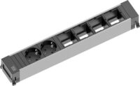 Bachmann Steckdosenleiste 2/4-fach schwarz 0,1m 916.025 35° IP20