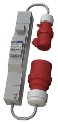 Bachmann Überspannungsschutz 400VAC 3-polig 800.2522 0,9kV mit FMkont Modul akust/opt