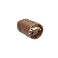 Bachmann Schutzkontaktkupplung Kunststoff IP20 912.470 ger br Schraubkl