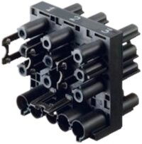 Bachmann Verteilerblock PA 1Eing 3-polig 250V 375.106 2Ausg 16A IP20