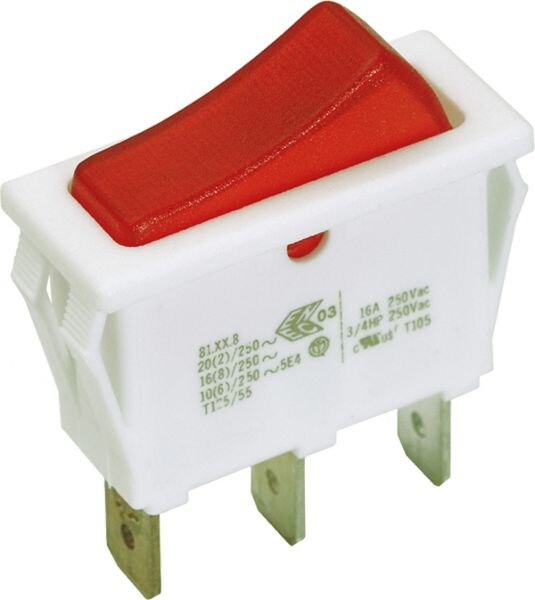 Bachmann Bachmann Einbau-Ausschalter 1-polig 16A Wippe 924.111 Kontrolle