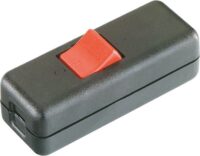 Bachmann Schnurschalter 10W schwarz Wippe 924.051 230V
