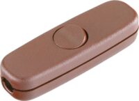 Bachmann Schnurschalter 3W br Wippe 230V 924.045