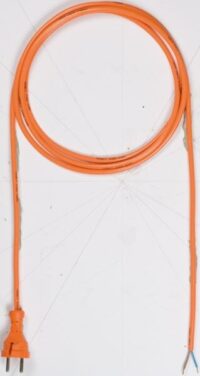 Bachmann Netzanschlussleitung 3m 2x1qmm 244.875 10A or IP20 Profilstecker PUR