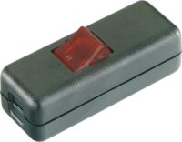 Bachmann Schnurschalter 10W schwarz Wippe 924.327 250V