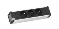 Bachmann Steckdosenleiste schwarz 0,1m 35° CONI 333.0500 IP20 1,5qmm