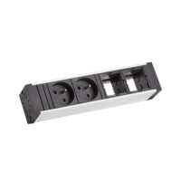 Bachmann Steckdosenleiste schwarz 0,2m 35° 936.008 IP20