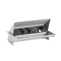 Bachmann Steckdosenleiste alu 0,2m 35° 900.407 IP20 1,5qmm
