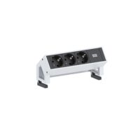 Bachmann Steckdosenleiste 3-fach schwarz 0,2m 35° 902.300 IP20 1,5qmm