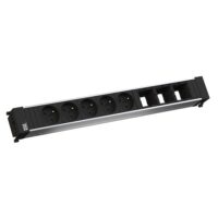 Bachmann Steckdosenleiste 5-fach schwarz 90° IP20 909.015
