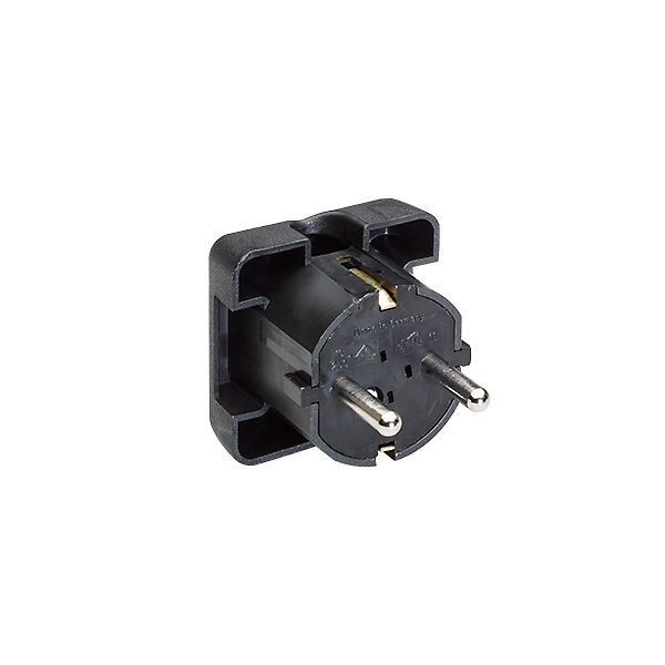 Bachmann Bachmann Schutzkontaktstecker 16A 250V 911.170 Kunststoff IP20 schwarz rechtw