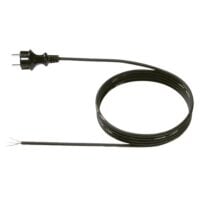 Bachmann Netzanschlussleitung 5m 3x1qmm 320.186 16A schwarz IP20 Aderendh 0-70°C