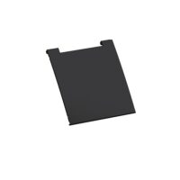 Bachmann MontDeckel Aufputz 65x71x5mm klicken KAPSA 927.501 schwarz rechteck
