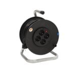 Bachmann Kabeltrommel Kunststoff 25m H05VV-F 392.180 3x1,5mm IP20 4xSteckdosen