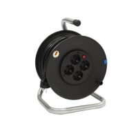 Bachmann Kabeltrommel Kunststoff 25m H05VV-F 392.180 3x1,5mm IP20 4xSteckdosen