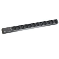 Bachmann Rack-Stromverteilung 1HE 250V 800.2334 Überspannungskategorie: 3