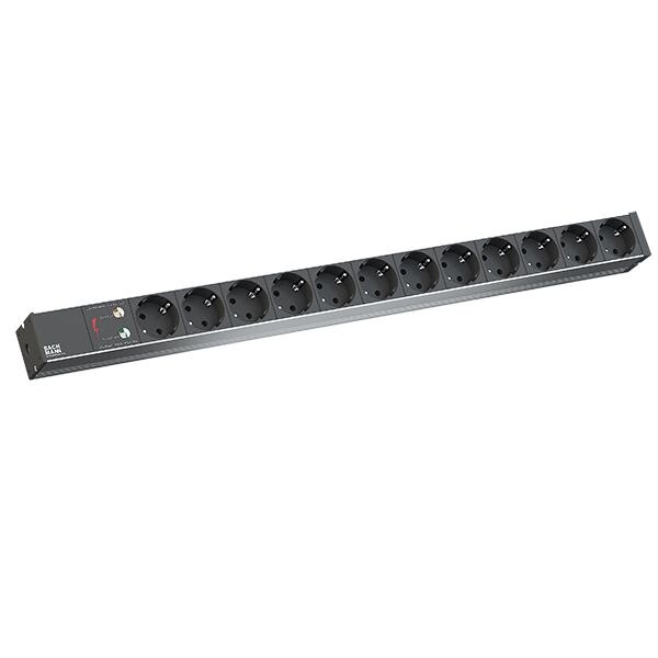 Bachmann Bachmann Rack-Stromverteilung 1HE 250V 800.2334 Überspannungskategorie: 3