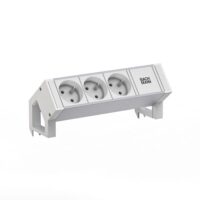 Bachmann Steckdosenleiste /3-fach weiß 0,2m 937.412 35° IP20