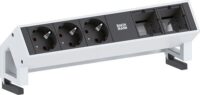 Bachmann Steckdosenleiste 3/2-fach schwarz 0,2m 902.201 35° IP20 1,5qmm