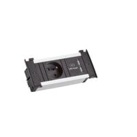 Bachmann Steckdosenleiste alu 0,2m 35° KAPSA 927.254 IP20 1,5qmm