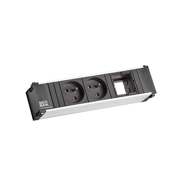 Bachmann Bachmann Steckdosenleiste schwarz 0,1m 35° CONI 912.010 IP20 1,5qmm