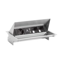 Bachmann Steckdosenleiste 1-fach alu 0,2m 900.408 35° IP20 1,5qmm