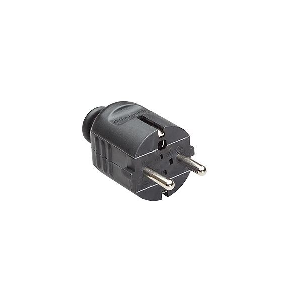 Bachmann Bachmann Schutzkontaktstecker 16A 250V 910.170 Kunststoff IP20 schwarz ger