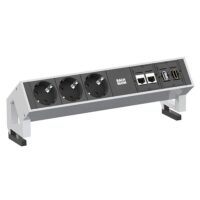 Bachmann Steckdosenleiste 3/2-fach weiß 1xUSB 902.302 1,5m 35° IP20 1,5qmm