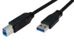 Bachmann SuperSpeed-Kabel 1m USB-A USB-B 917.1205 Stecker 9-polig 4-polig