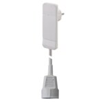 Bachmann Netzanschlussleitung 3m weiß IP20 933.011 3x1,5qmm Flachstecker PVC