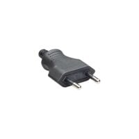 Bachmann EURO-Stecker 2,5A 250V Kunststoff IP20 900.010 schwarz ger