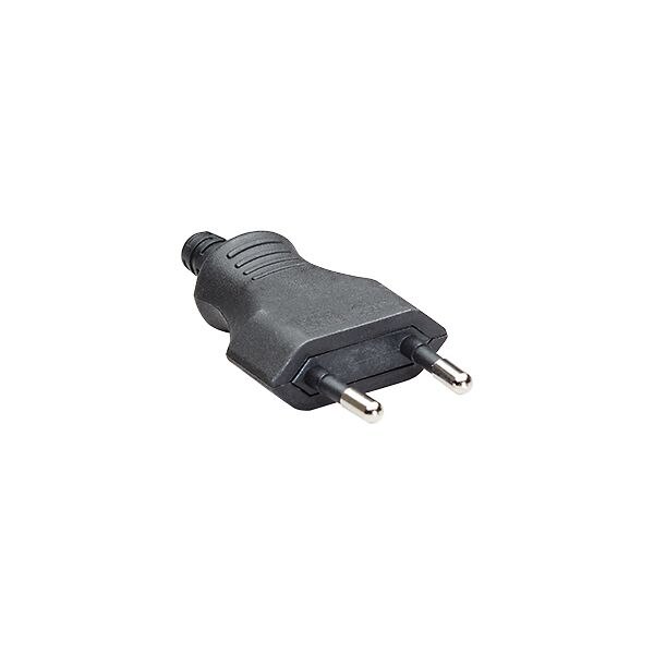 Bachmann Bachmann EURO-Stecker 2,5A 250V Kunststoff IP20 900.010 schwarz ger