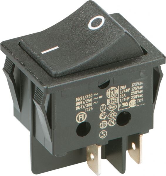 Bachmann Bachmann Einbau-Ausschalter 2-polig 16A Wippe 924.095