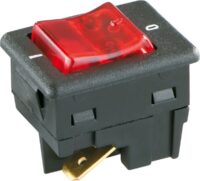 Bachmann Einbau-Ausschalter 2-polig 16A Wippe 924.129 Kontrolle