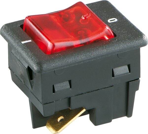 Bachmann Bachmann Einbau-Ausschalter 2-polig 16A Wippe 924.129 Kontrolle