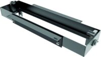 Bachmann Multi-Tischsteckdose schwarz Aluminium 925.101 Einbaurahmen
