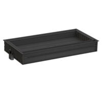 Bachmann Multi-Tischsteckdose schwarz Aluminium 935.000 Einbaurahmen