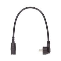 Bachmann Netzanschlussleitung 1m 10A schwarz 356.1722 3x1,5qmm IP20 PVC