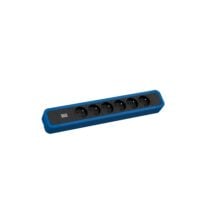 Bachmann Steckdosenleiste bl 2m 35° IP20 350.323 1,5qmm