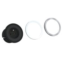 Bachmann Steckdose 1-fach schwarz Einb mit BS IP20 926.002 Schutzkontakt