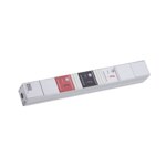 Bachmann Steckdosenleiste 2-fach alu 1m IP20 800.2546 ÜSS 2,5qmm