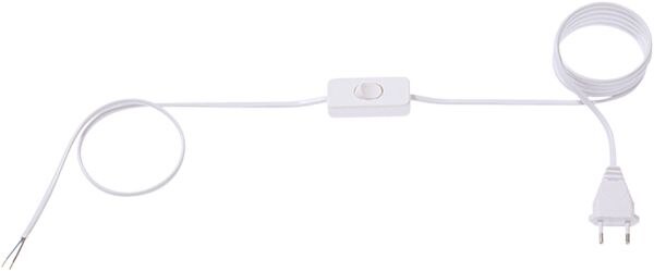 Bachmann Bachmann Netzanschlussleitung 1,8m 2,5A 211.274 2x0,75qmm weiß IP20 Euro-Steck