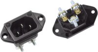 Bachmann Kaltgerätesteck Kunststoff IP20 ger schwarz 917.170 Schraubkl
