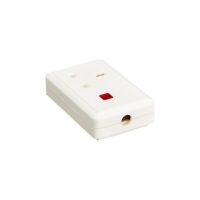 Bachmann Schutzkontaktkupplung Kunststoff IP20 910.277 ger weiß Schraubkl