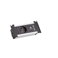Bachmann Steckdosenleiste alu 2m 35° KAPSA 927.204 IP20 1,5qmm